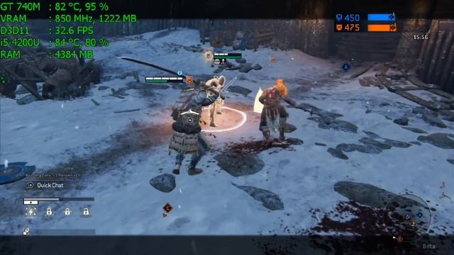 For Honor BETA January 2017 (GT 740M/GT 825M/GT 920M | i5 4200u) [Minimum] смотреть онлайн