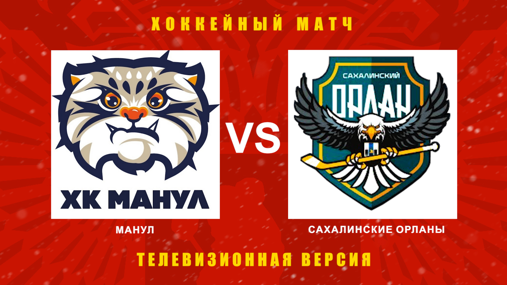 Телевизионная версия хоккейного матча "Манул" (Чита) - "Сахалинский орлан" (Южно-Сахалинск) смотреть онлайн