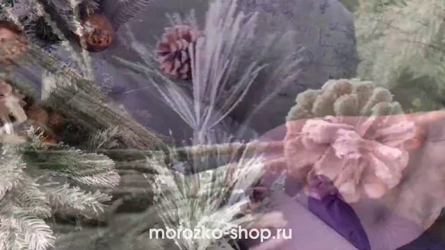 Декоративная ветка СОСНОВАЯ С ШИШКАМИ, хвоя - леска, 76 см 117157-068 смотреть онлайн