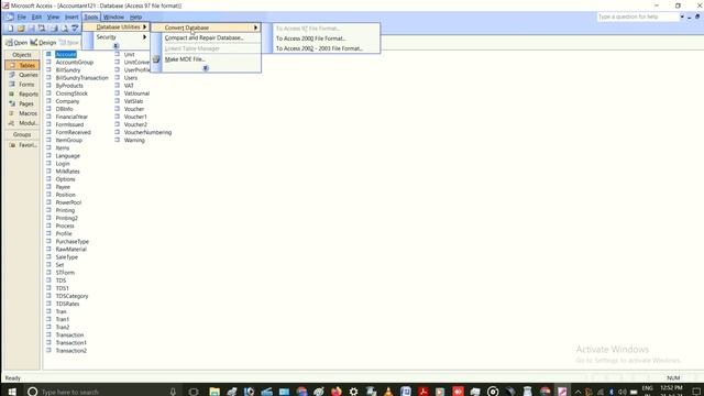 How to Convert .mdb File to .accdb Microsoft Access Database. @vinayerp смотреть онлайн
