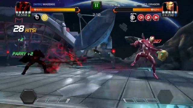 Alliance war Void vs Iron Man Infinity War. Node 31 (buffet/recovery). Marvel contest of champions. смотреть онлайн