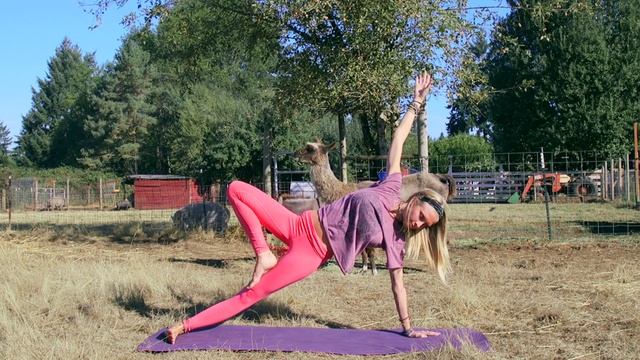 Pilates Hard Core Blast ♥ Yoga Workout | Out To Pasture Sanctuary смотреть онлайн
