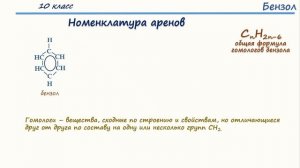 Углеводороды. Тема 17. Ароматические углеводороды. Бензол, строение молекулы