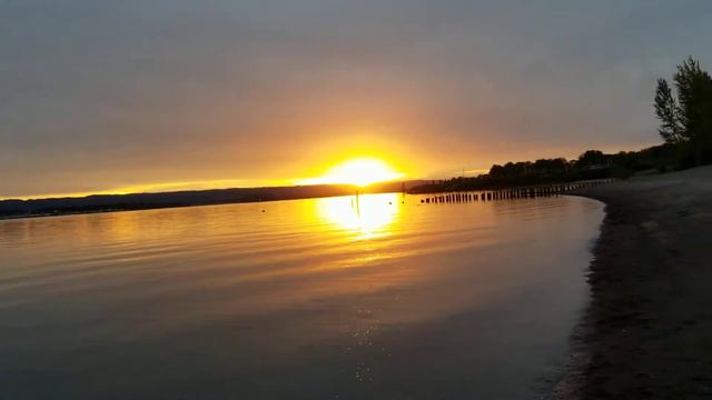 США Вашингтон Ванкувер 22 сентября 2020г крутейший закат солнца . смотреть онлайн