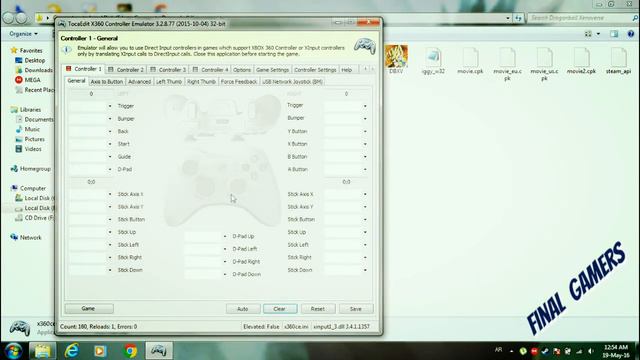 How to use D-input controllers in games as X-input controller смотреть онлайн