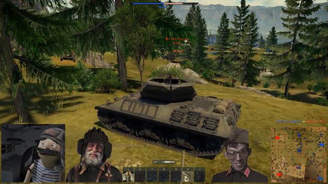 War Thunder Пробуем воевать на американских танках смотреть онлайн