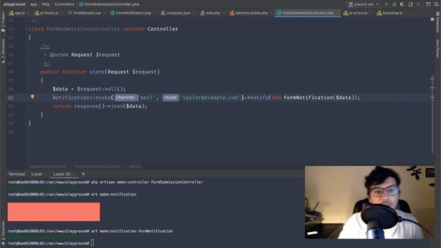How to catch email inside your docker container for Laravel 2/2 смотреть онлайн