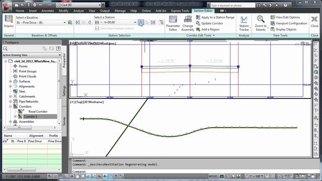 AutoCAD Civil 3D 2012 - Superelevation смотреть онлайн