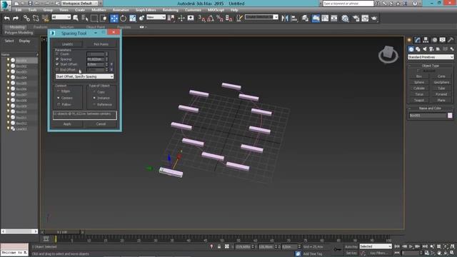 3ds Max для начинающих урок 20 ( Копирование по пути) смотреть онлайн
