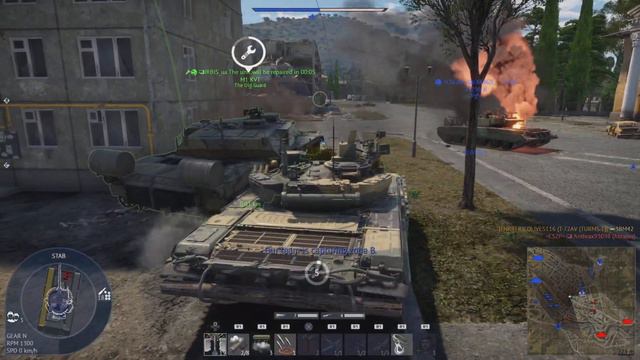 War Thunder T 72AV Turms 7 Maximim Bias смотреть онлайн