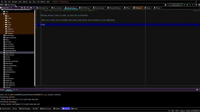 d3$tinn3 - Hello World Using Python. смотреть онлайн