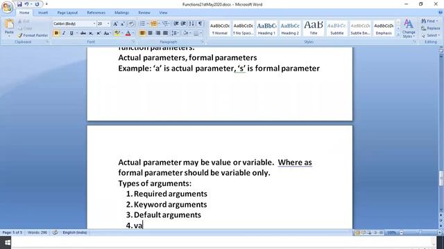 Python Funtion and Types of Arguments смотреть онлайн
