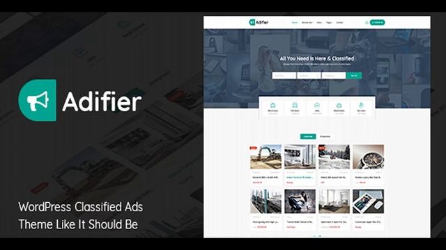 Adifier - Classified Ads WordPress Theme | Themeforest Website Templates and Themes смотреть онлайн