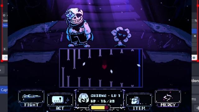 Undertale Icebound Sans Fight смотреть онлайн