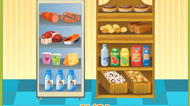 Развивающий мультик для ребенка. Ищем продукты питания с ребенком