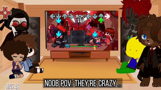 Friday Night Funkin' Mod Characters Reacts | VS Hell Accelerant Hank | + Hank, Tricky | FNF смотреть онлайн