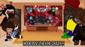 Friday Night Funkin' Mod Characters Reacts | VS Hell Accelerant Hank | + Hank, Tricky | FNF