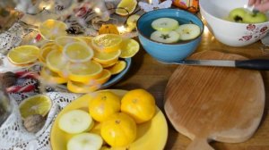Заготовки для поделок. Как сушить фрукты для декора.