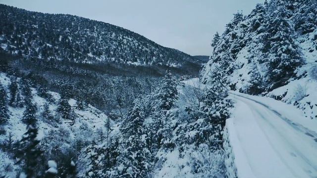 Зимний Крым Байдарская долина Каньон Узунджа смотреть онлайн