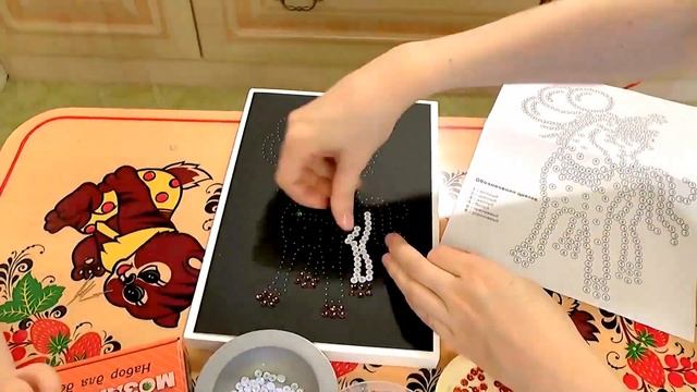 Мозаика из пайеток лошадка своими руками DIY horse from paillettes - канал Софани SoFunny смотреть онлайн