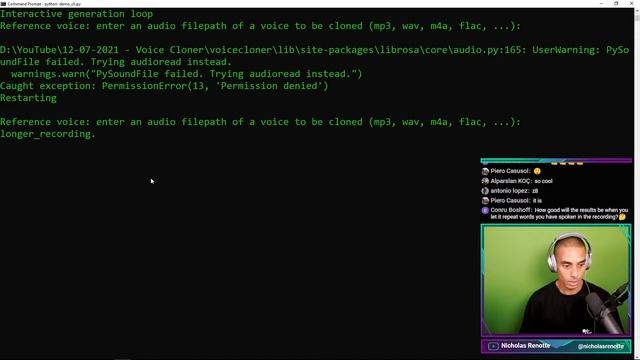 Actually attempting to CLONE my voice using ML? смотреть онлайн