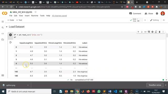 K-Nearest Neighbors (KNN) dengan Python & Google Colabs | Machine Learning untuk Pemula смотреть онлайн