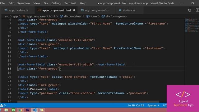?Reactive Form Using Angular Material in Angular 8 [Tutorial - 27] смотреть онлайн