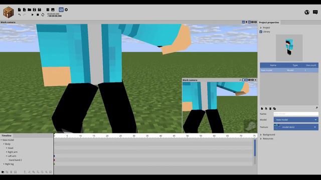 Human model for Mine-imator!! Download! смотреть онлайн