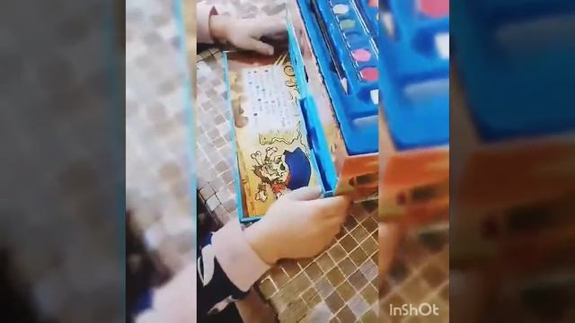 Обзор игрушек, видеообзор набор для творчества, краски, карандаши,для детей смотреть онлайн