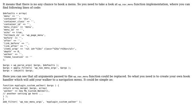 Wordpress: Add a custom walker to a menu created in a widget (4 Solutions!!) смотреть онлайн