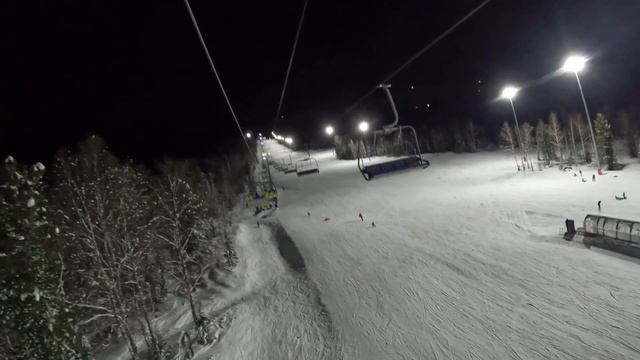 Ночная покатушка в Шерегеше смотреть онлайн