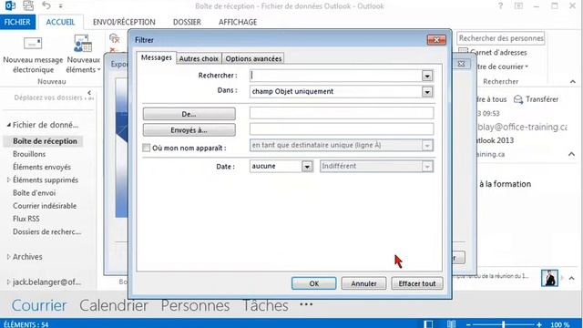 Exporter des données Outlook vers un fichier смотреть онлайн