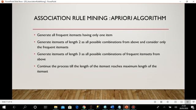 Data Science using Python -- Association Rule Mining (Theory Part 2) смотреть онлайн