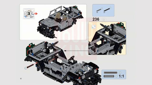 Mould King 15009 Building Instructions, PDF Manual free download, RC Off-Road with 1288 pieces. смотреть онлайн