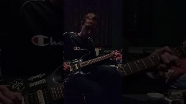 simple man guitar cover with self solo 🤪 смотреть онлайн