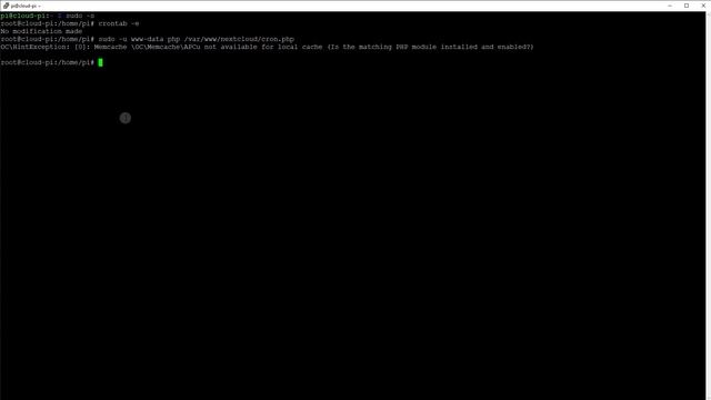 Memcache Fehler beheben bei Cron.php und OCC | Nextcloud bauen mit Jet #15 смотреть онлайн