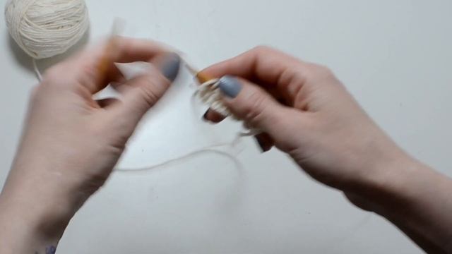 Английская резинка для начинающих. Узор спицами. Простое описание смотреть онлайн