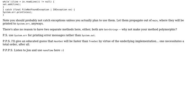 Code Review: HashSet and TreeSet (6 Solutions!!) смотреть онлайн