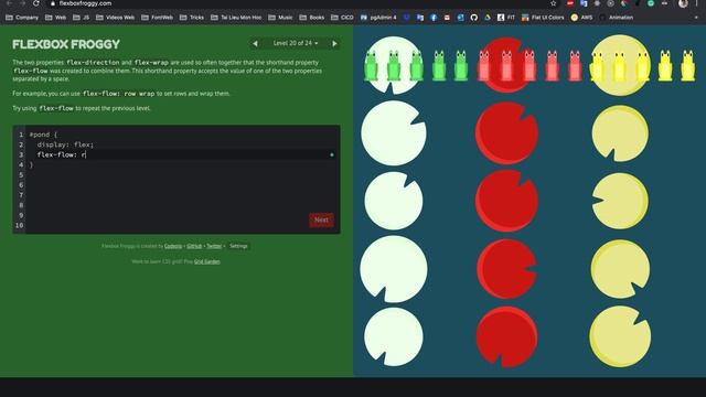 [Advanced Mobile Development] Flexbox Froggy смотреть онлайн