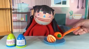 Toca Kitchen. Cardboard game. DIY