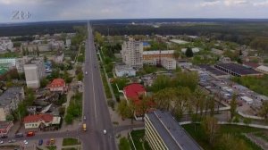 Города Украины - Житомир  с высоты птичьего полета