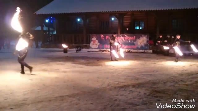 "ZHARA" | Огненное шоу Беларусь #Лида Замок Гедымина «Калядны фэст»Часть 8 смотреть онлайн