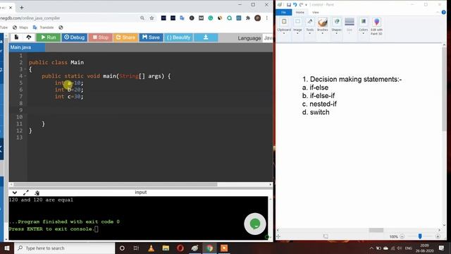 Decision making statements | if else | else if | switch case смотреть онлайн