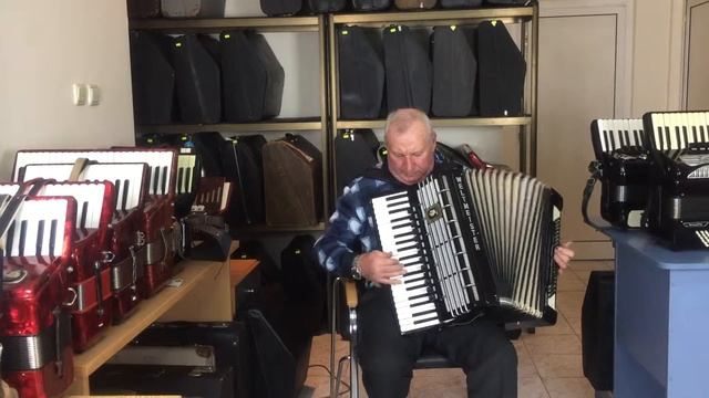 WELTMEISTER S5, 18 reg. (13+5 sw.) - TOP PIANO GERMAN ACCORDION FOR SALE~CASSOTTO~ смотреть онлайн