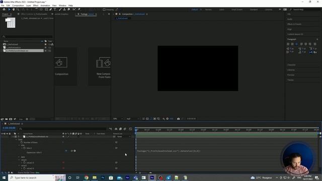 How to Import and Use CSV Files in After Effects 2023 смотреть онлайн