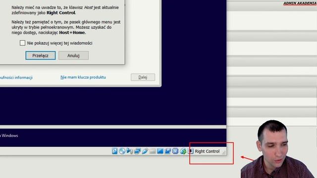Konfiguracja i obsługa Oracle VM VirtualBox - Pierwsze uruchomienie wirtualnej maszyny смотреть онлайн
