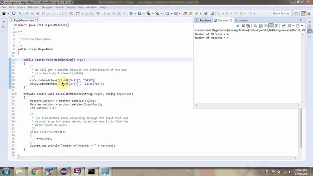 How to use Metacharacter Intersection class? | Java Regex | Java Regular Expressions | Regex in jav смотреть онлайн