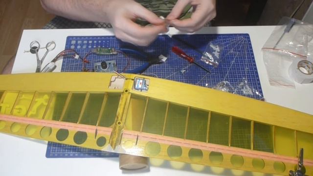 Распаковка и сборка F3k планера G.T.mini V3 с Aliexpress (Unpacking And Assembling Dlg G.T. Mini V3