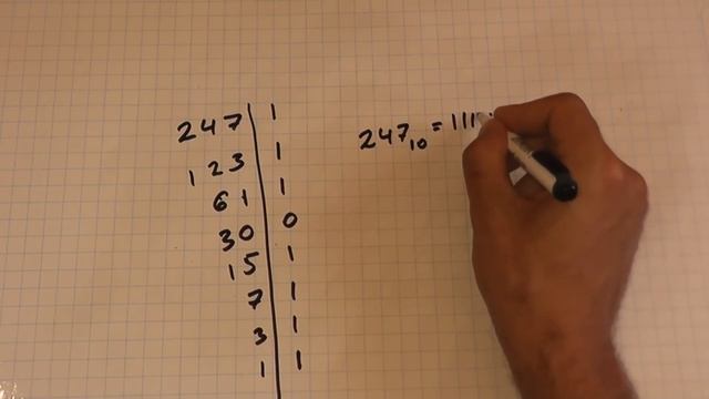 Перевод целого из десятичной в двоичную систему смотреть онлайн