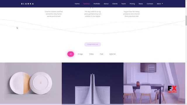 Blanka - One Page WordPress Theme Justin Ali смотреть онлайн